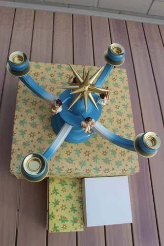 Blank adventsleuchter mit - blank,