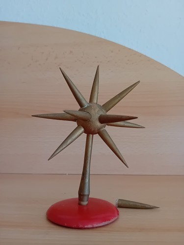 11cm alter holz - tisch, stern