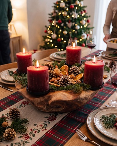 Adventskranz modern - adventskranz,