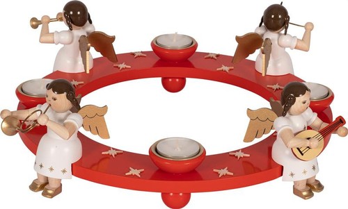 Adventsleuchter engelquartett - adventsleuchter,