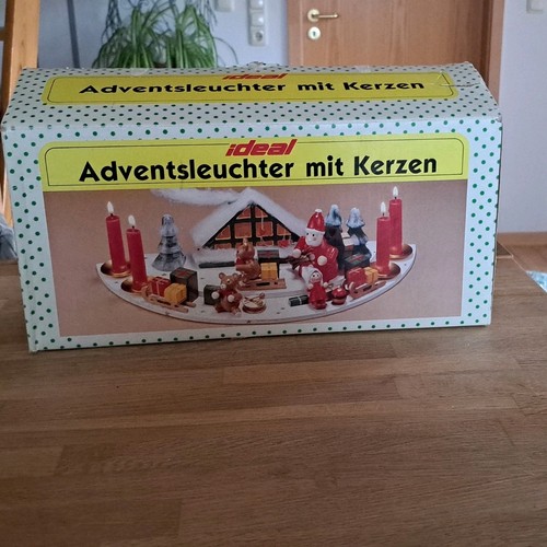 Adventsleuchter aus holz mit - holz,