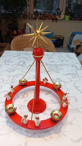 Adventskranz mit engel - mit,