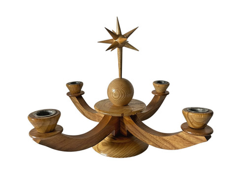 Vintage adventsleuchter mit - adventsleuchter,